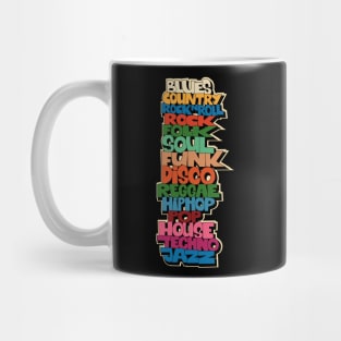 Soul, Funk, Disco, House and other Music Styles.  - Super stylish funky Design! Mug